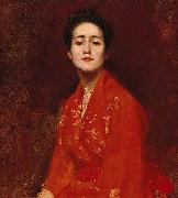 Study of a Girl in Japanese Dress William Merrit Chase